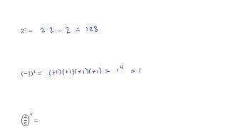 Positive Integer Exponents