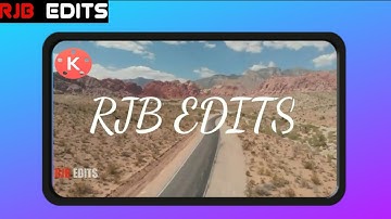 Cinematic Brush Stroke Text Animation in kinemaster | Kinemaster Tutorial | RJB EDITS