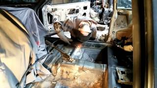 Welding & Repairing Common Foxbody Mustang Floor Cracks