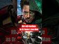 RDJ continue as Dr DOOM & Iron Man #shorts #mcu #marvel #comics #avengersdoomsday