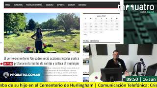 Filman video porno en el cementerio de Hurlingham: El padre de ...