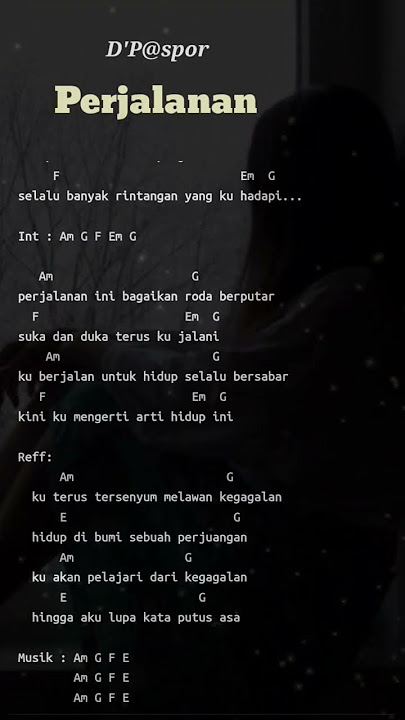Chord D'Paspor - Perjalanan #shorts
