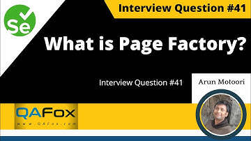 What is Page Factory? (Selenium Interview Question #41)