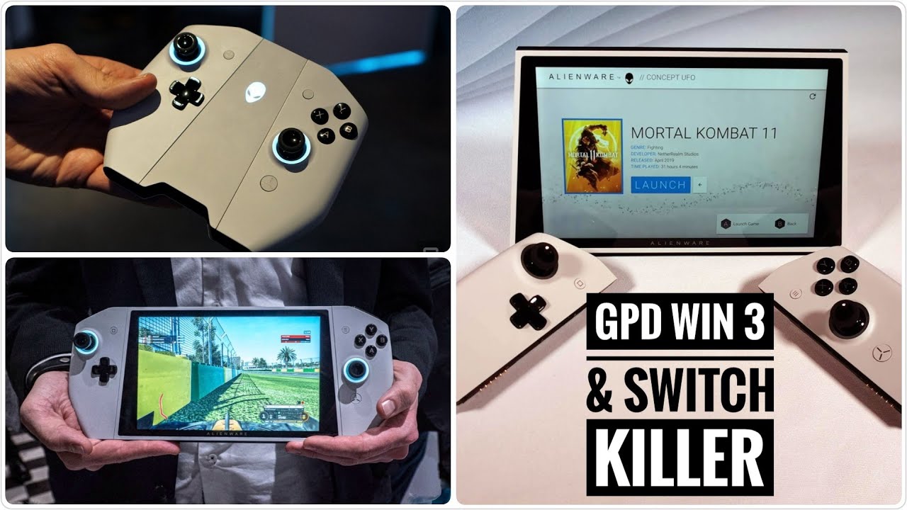 Alienware UFO 2021 GPD Win 3 & Nintendo Switch Killer