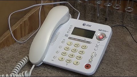 AT&T 1856 Corded Speakerphone with Digital Answering System | Initial Checkout