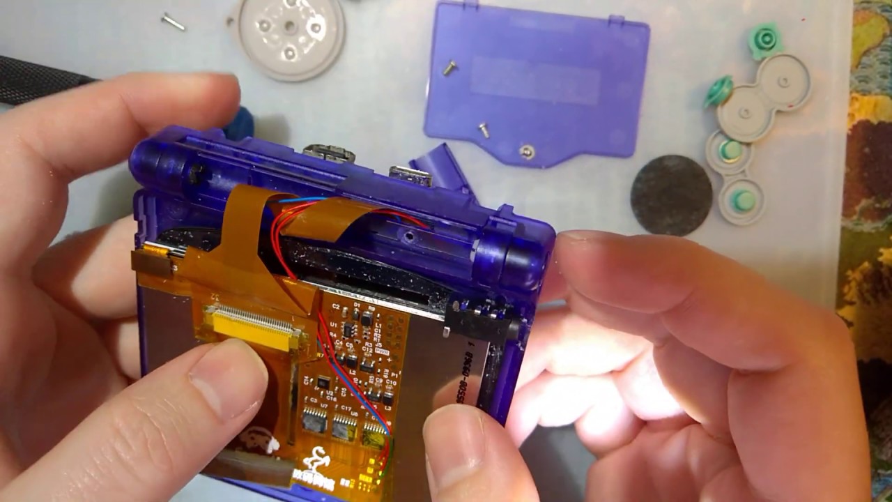 Building a Headphone Jack into a Game Boy Advance SP - YouTube