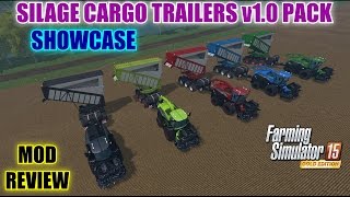 Farming Simulator 15 - Silage Cargo Trailers Pack v1.0 "Mod Review" screenshot 4