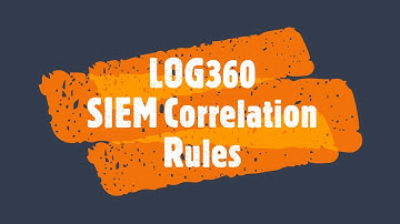 Eventlog Analyzer –  Creating a SIEM Correlation Rule  | ManageEngine