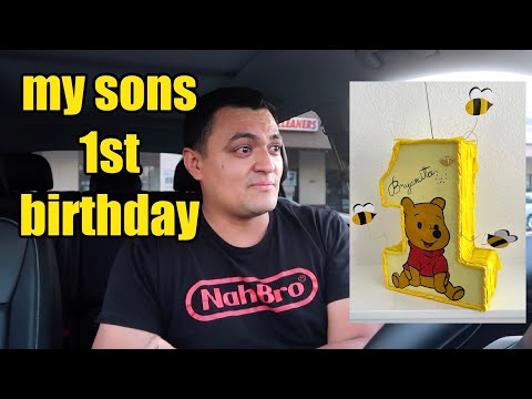 How we celebrated our sons birthday