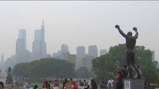 Events go on as planned in Philadelphia despite air quality emergency