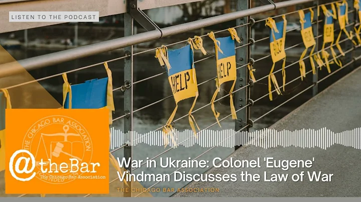 War in Ukraine: Colonel Yevgeny Eugene Vindman Discusses the Law of War