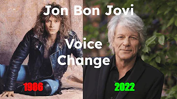 Jon Bon Jovi - Livin' on a Prayer 1986-2022 Voice Change