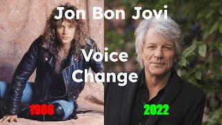 Jon Bon Jovi - Livin' on a Prayer 1986-2022 Voice Change