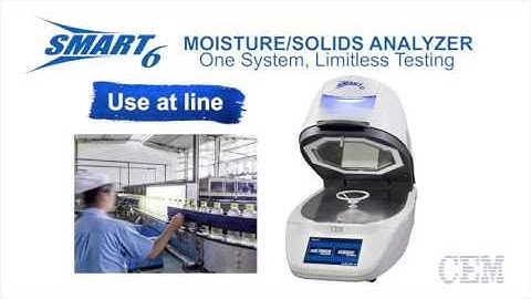 Moisture and Solids Analyzer - CEM SMART 6