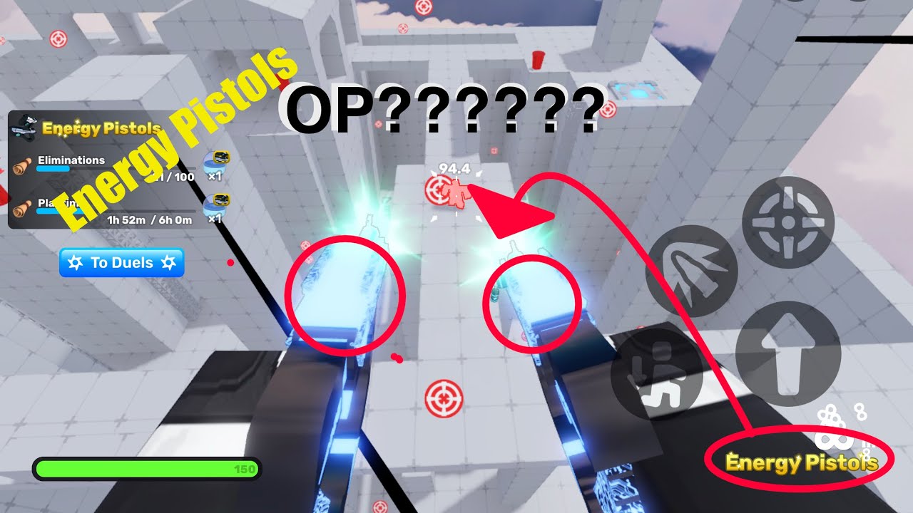 Using ENERGY PISTOLS in Roblox Rivals To DOMINATE…. - YouTube
