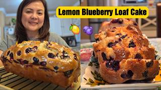 Lemon Bluberry Loaf Cake - Zesty, Berry-Loaded, and Totally Addictive!