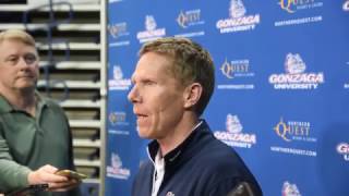Gonzaga Coach Mark Few discusses #1 ranking
