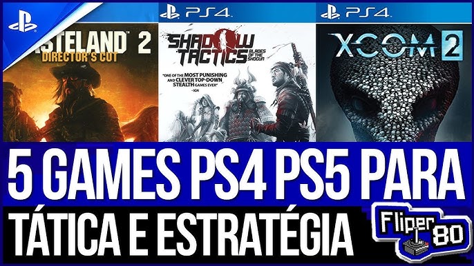 5 ÓTIMOS jogos de ESTRATÉGIA para PS4 