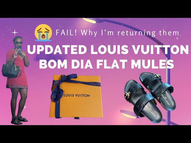 Louis Vuitton Bom Dia Flat Mule in Pink