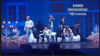 240922 | ZEROBASEONE | Insomnia  | 막콘 zb1 인섬니아 무대 fancam