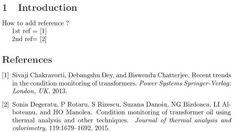 How to add references/bibliography in Overleaf (Latex Document)