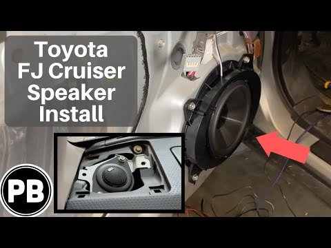 2007 - 2014 Toyota FJ Cruiser Front Speaker Install