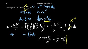 Integration by Parts and Definite Integrals