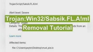 Trojan:Win32/Sabsik.FL.A!ml Virus - How to Get Rid of it