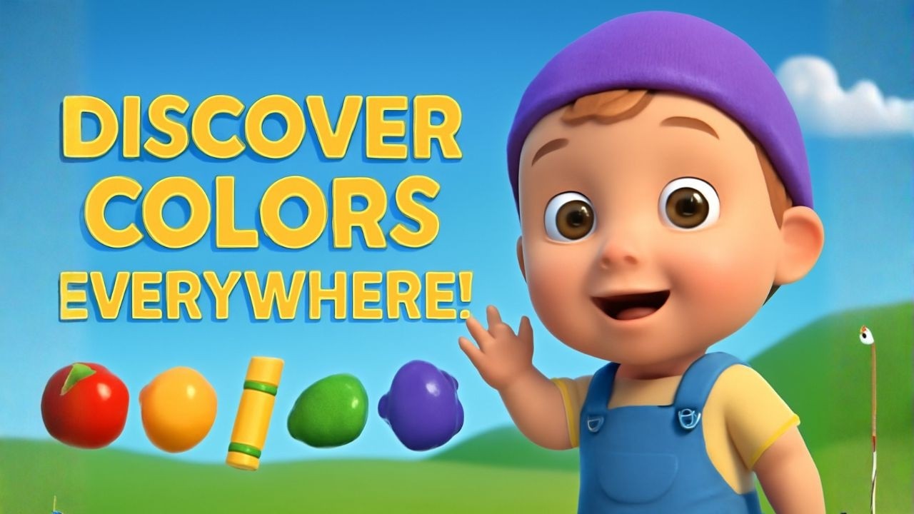 Discover Colors Everywhere! Fun Learning for Toddlers! 🌈🎶