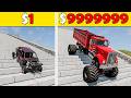 DownHill Challenge#30 Cars VS Stairs VS Roller Coaster Bridge | BeamNG.Drive