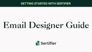 Sertifier | How to Create Email Templates