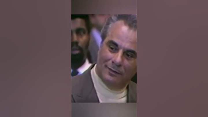 Gambino Family Boss John Gotti Listens To Himself Talking On Tape In Court