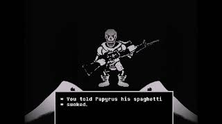 Papyrus has a gun