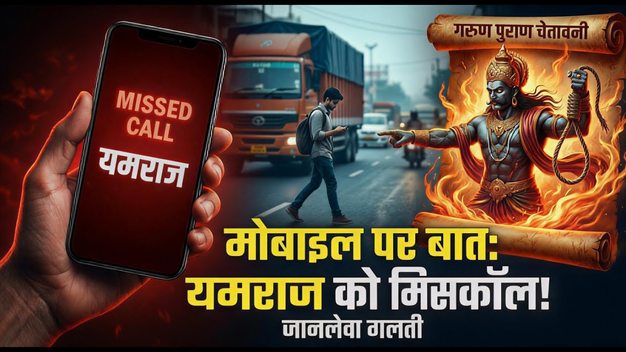 सड़क पर Phone चलाना: मौत को सीधा निमंत्रण! ☠️ गरुण पुराण की रहस्यमयी कहानी