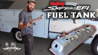 Holley EFI Conversion Fuel Tank Install LS Swapped Squarebody C20