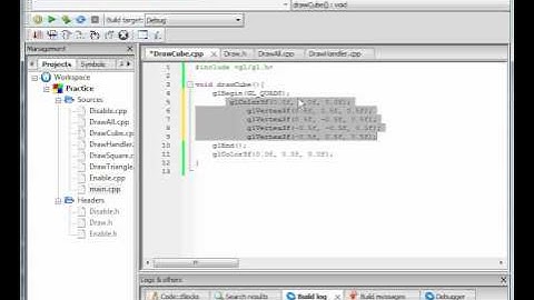 OpenGL Tutorial 6:  A Cube!