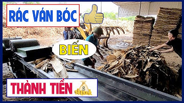 ✅Thanh Hóa: "Biến Rác Thành Tiền" Nhờ Máy Băm Ván Bóc Công Suất Cao/ Cơ Khí Hồng Nho/0334 496 696