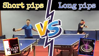 Modern defense vs short pips | Donic Spike P1 vs Dr. Neubauer Killer Soft | tournament match screenshot 1