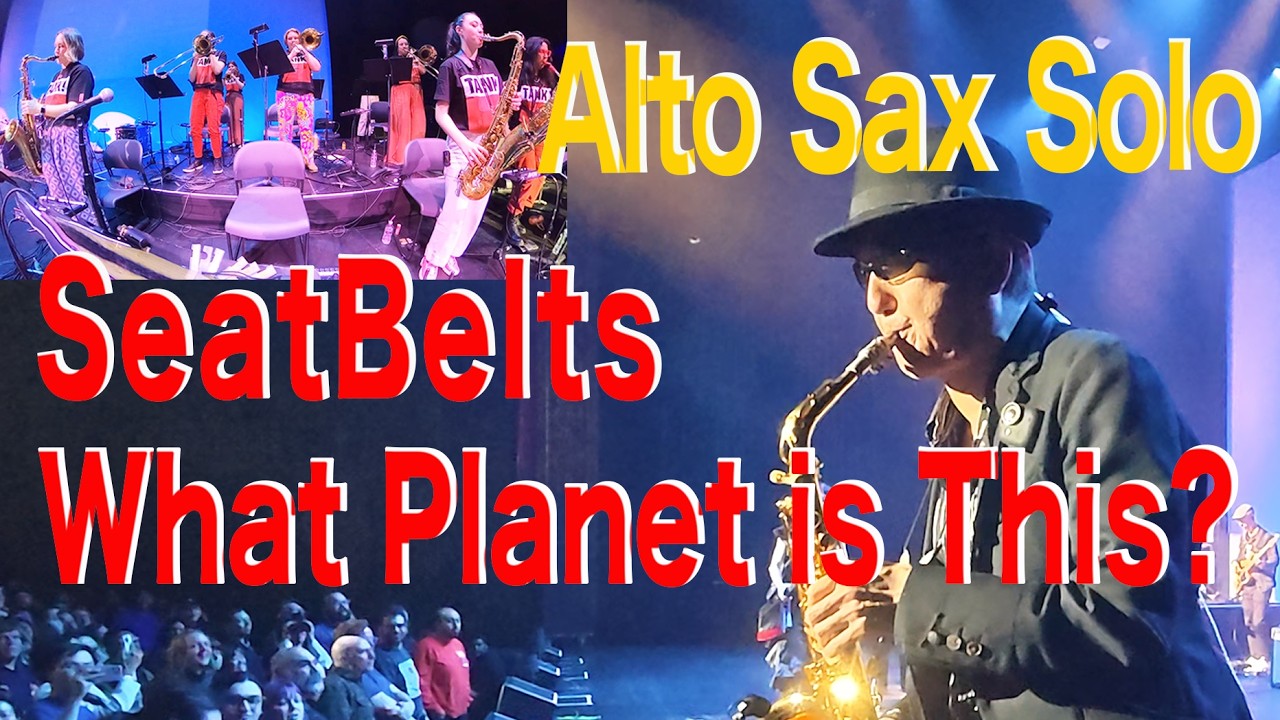 SeatBelts What Planet Alto Sax Solo #cowboybebop #SeatBelts #tank #BigBand #吹奏楽 #saxophone