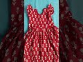 meesho cotton fabric converted to kids frock