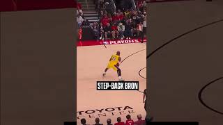 LBJ STEP BACK 3 #lakers