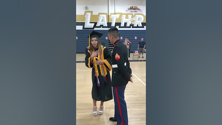 Marine Brother Surprises Sister at High School Graduation