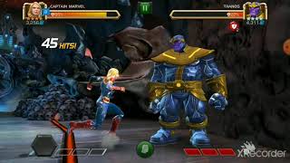 Thanos vs Captain Marvel (Marvels Contest of Champion)