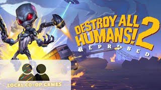 Learn How to Play Splitscreen on Destroy All Humans! 2 Reprobed (Gameplay)