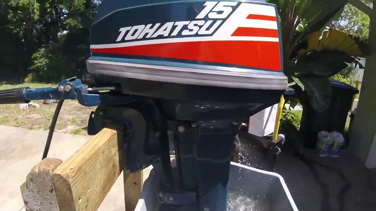1983 15hp Tohatsu 2 stroke Outboard YouTube