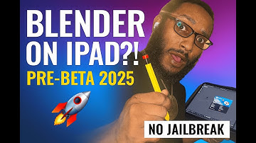 Blender on iPad !!!  Get It Running TODAY (Pre-Beta Testing iOS /IPAD Tutorial 2025)