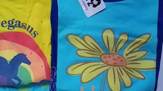 Kaos Anak Perempuan Setelan Celana Pendek Rampel Ekidz 4 - 12 Tahun Baju Cewek