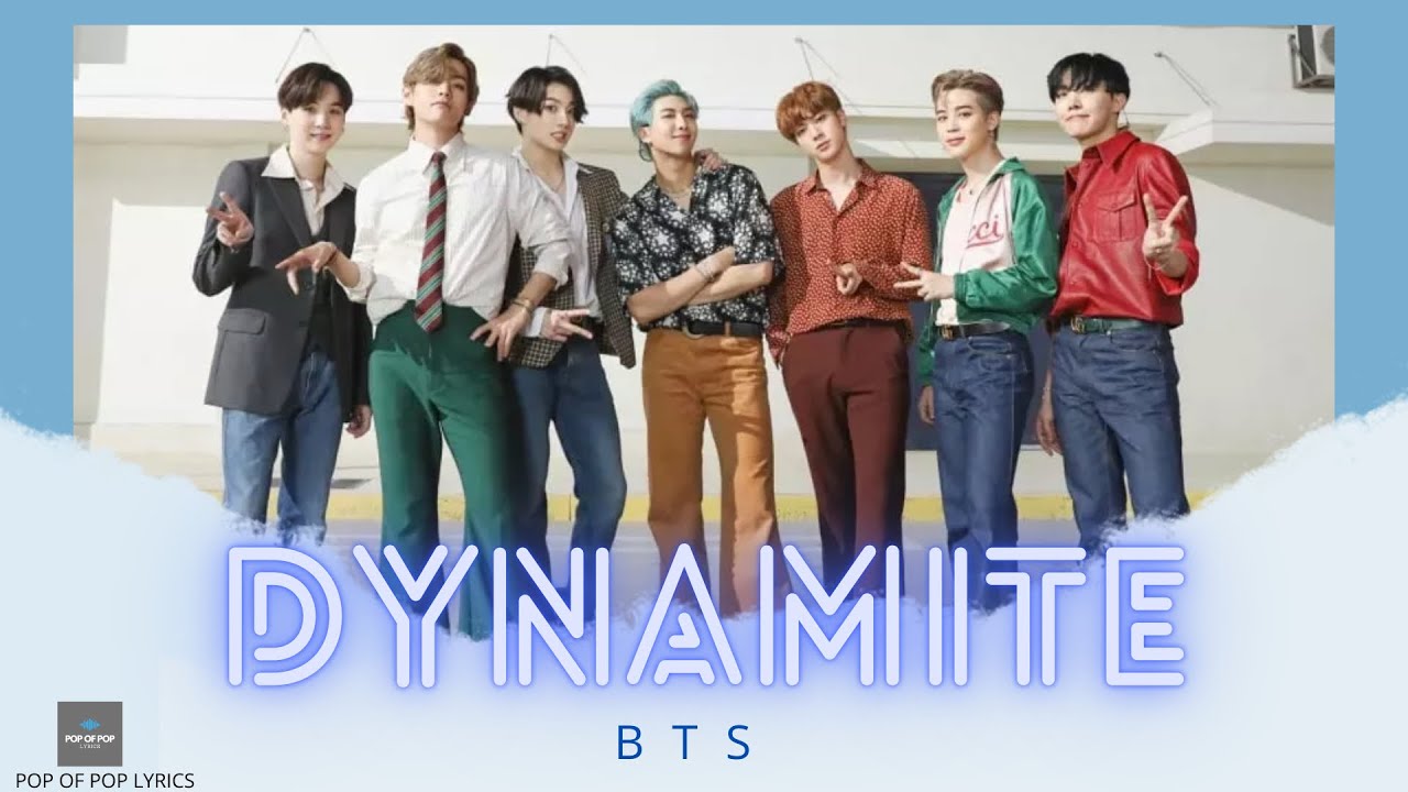 BTS - Dynamite (Lyrics) - YouTube