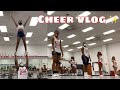 CHEER VLOG + I crashed my high schools cheer practice!