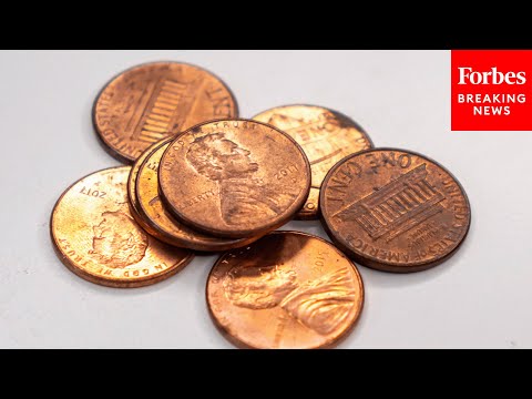 U.S. Mint In Philadelphia Presses Final Pennies As One-Cent Coin Is Phased Out